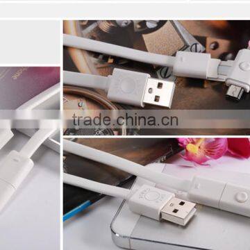 Newest Design 2 in 1 Cable USB, Double Micro USB Date Cable, Multi-function USB Charger Cable for Android and Iphone Quality Choice photo-6