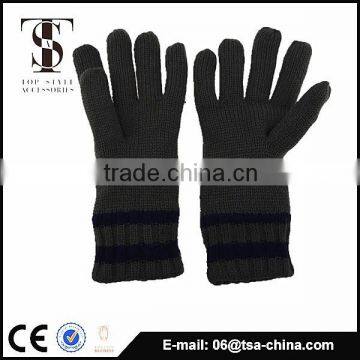 High Quality Knit Acrylic fiber solf Touch men Gloves