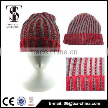 wholesale winter beanie cap with woven tags