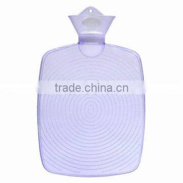 large transparent pvc hot water bottle feet warmer Christmas gift