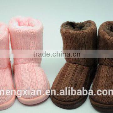 high quality cute cashmere kid snow boot