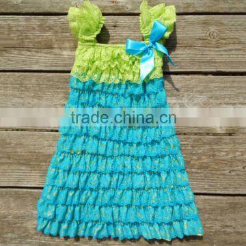 baby ruffler dress for summer girls