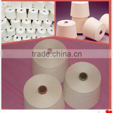 Virgin 100 AA Grade Polyester Ring Spun Yarn Raw White 30s,40s ,50s photo-2
