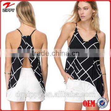 2015 new fashion printed wholesale clothing sexy cut out back Chinese clothing manufactorers women's clothing