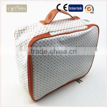 Popular best selling washing bag PU cosmetic case polyurethane toilet bag cosmetic bag