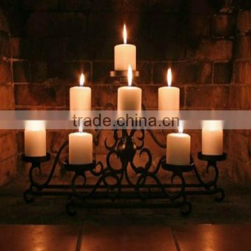 home table decoration/restaurant christmas decorations pillar candles