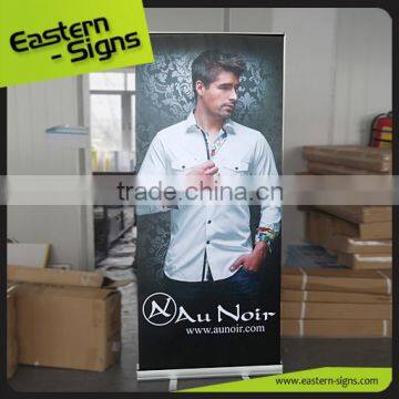 Aluminum Base 80x200 Paper Display Stand Custom Standee