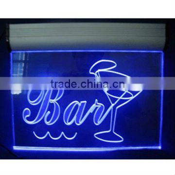 Crystal Acrylic led backlit channel letter