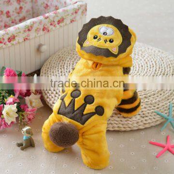 Fancy Holloween Cosplay Lion King Costume Cat Dog Pet Wear Pet Apparel