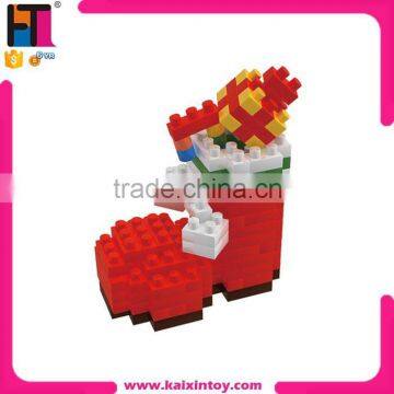 New Arrival Santa Claus Kids Educational ABS Plastic DIY Micro Building Block Toy photo-6