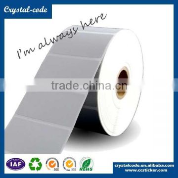 Tear resistant plastic PET printing aluminum foil label