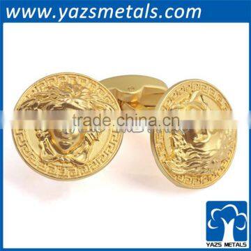 Luxury Men's life gold Cufflinks