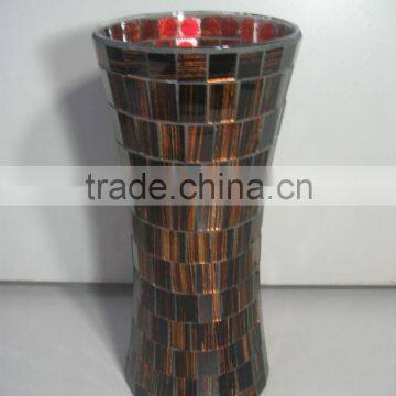 mosaic glass vases for home decro