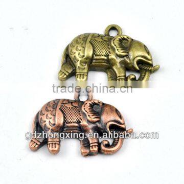 Zinc Alloy China Brass Antique Elephant charms Bracelet Jewelry