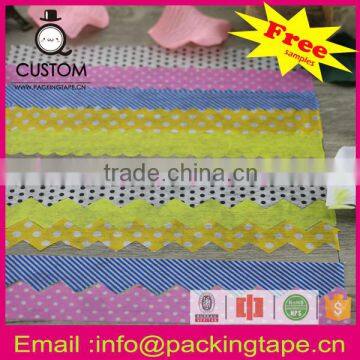 Belgium custom die cuttting tape paper flowers