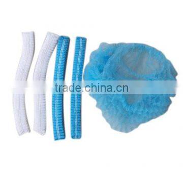 Hot sale disposable surgical blue bouffant cap