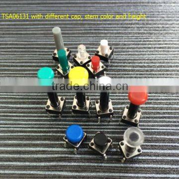 China Manufacturer Khan Quality smd tact switch 4.3mm