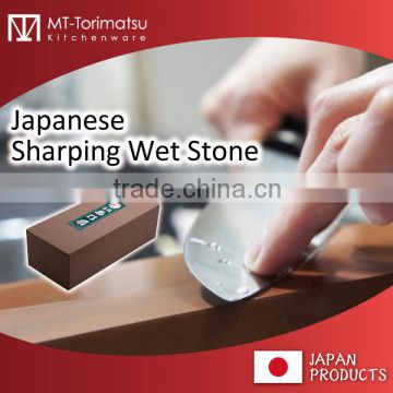 Japanese Style Knife Sharpning NANIWA Akamonzen Knife Sharpening Stones #1000