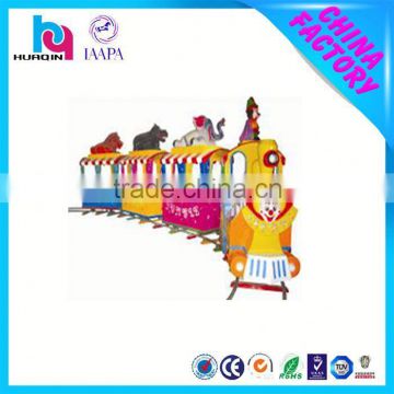 HUAQIN amusement park rides 14 seat electric trains for adults