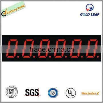 digital number led display board 6 digit counter