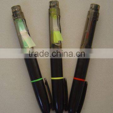 Highlight Ball Pen with Retractable