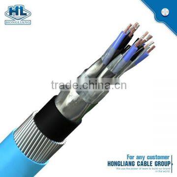 2x2x0.75 mm2 instrument cable copper wire braided aluminum foil screen