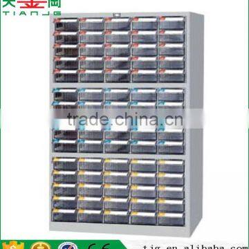 Taiwan High Quality Non-Slip Plastic PS 40 Transparent Drawer Cold Rolling Steel Spare Part Classification Cabinet photo-6