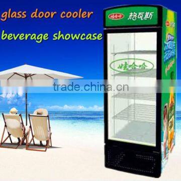 commercial supermarket upright beverage showcase