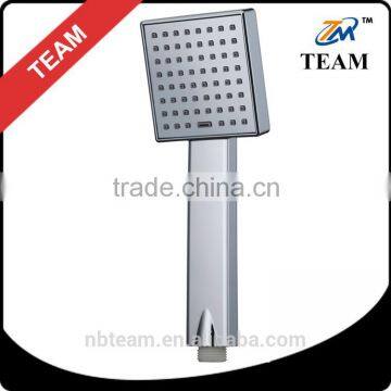 TM-2511 cixi cheap plastic square chrome rain shower set shower bath rainfall water saving hand shower head