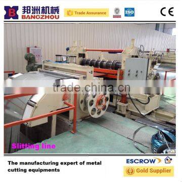 Economical hot rolled steel shearing rewinding machine