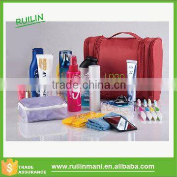 Custom multifunction travel wash bags with compartments hanging toiletry bag for travel