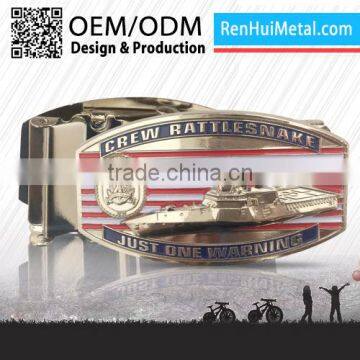 Custom style souvenir metal belt buckles wholesaler