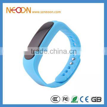 0.69" OLED Display Bluetooth V4.0 Sports Wristband Smart Bracelet - Blue