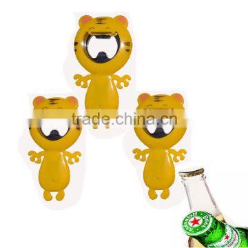 Lovely Silicone Tiger Shape Beer Megnet Bottle Opener