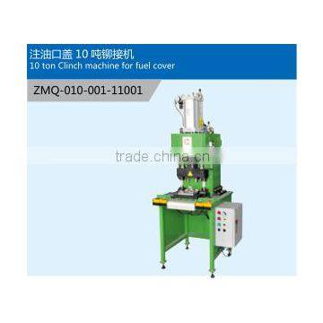 Energy Saving 10 Ton Clinch Machine For Fuel Cover