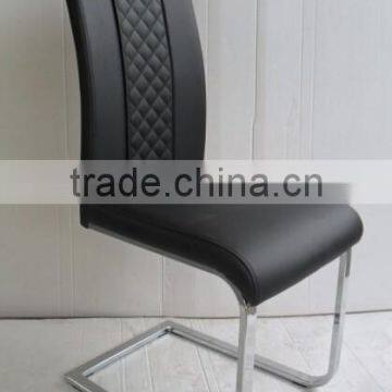 Chrome leg dining room chair