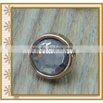 2014 designer custom made pearl rhinestone button