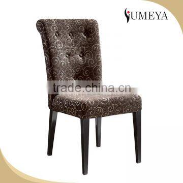 Wholesale modern high quality fabric furniture restaurant chair hotel luxury dining chair