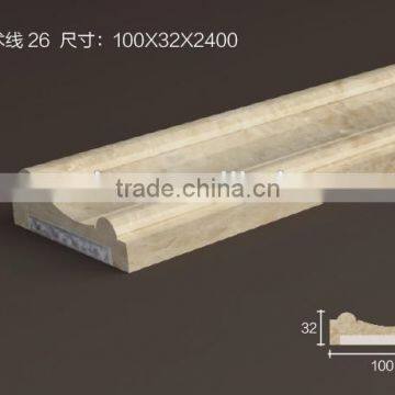 Stone manufacture home design marble molding and granite skirting