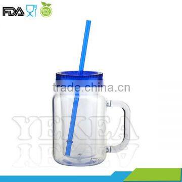 Promotional Fiesta 10 oz double walled Mason Jar Tumbler