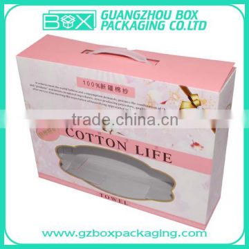 corrugated board foldable paper handle case