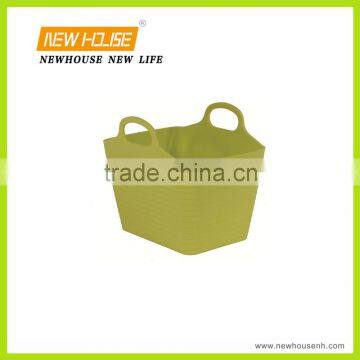 Mini PE Plastic Storage Basket with Handle