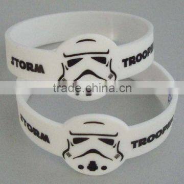 Halloween promotional braclete/silicone printing wristband