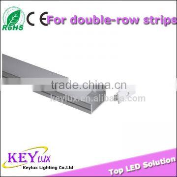 Can Put 2 Strips Together 20.2mm Width Recessed Aluminum U Profile