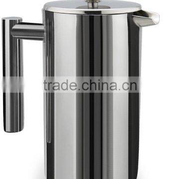 800ML Stainless Steel French Press, Coffee Plunger, Press Pot, Cafetiere, Double Walled, 34 oz