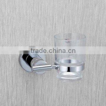 wall mounted bathroom aluminium single glass tumbler holder