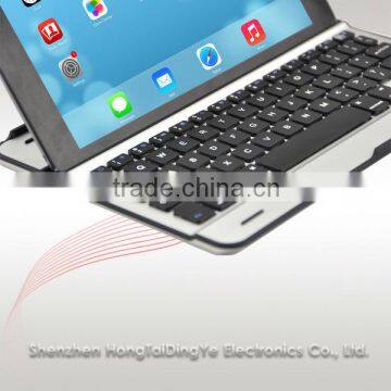 Wireless Bluetooth Keyboard Aluminum Stand Cover Case Tablet KeyBoard