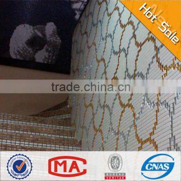 HF JY-L01 high quality Liaisons Bianco mosaic tile glass mosaic tile