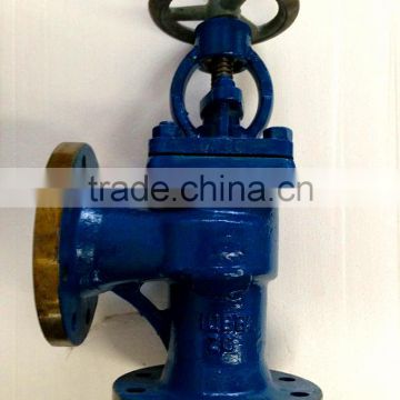 Marine Flanged cast iron angle stop check valves