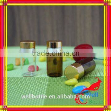 2ml (5/8 Dram) Amber Glass Essential Oil Bottle With Orifice Reducer and Black Cap 040R photo-2